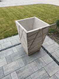 Nowoczesna donica beton architektoniczny 55x55x70cm