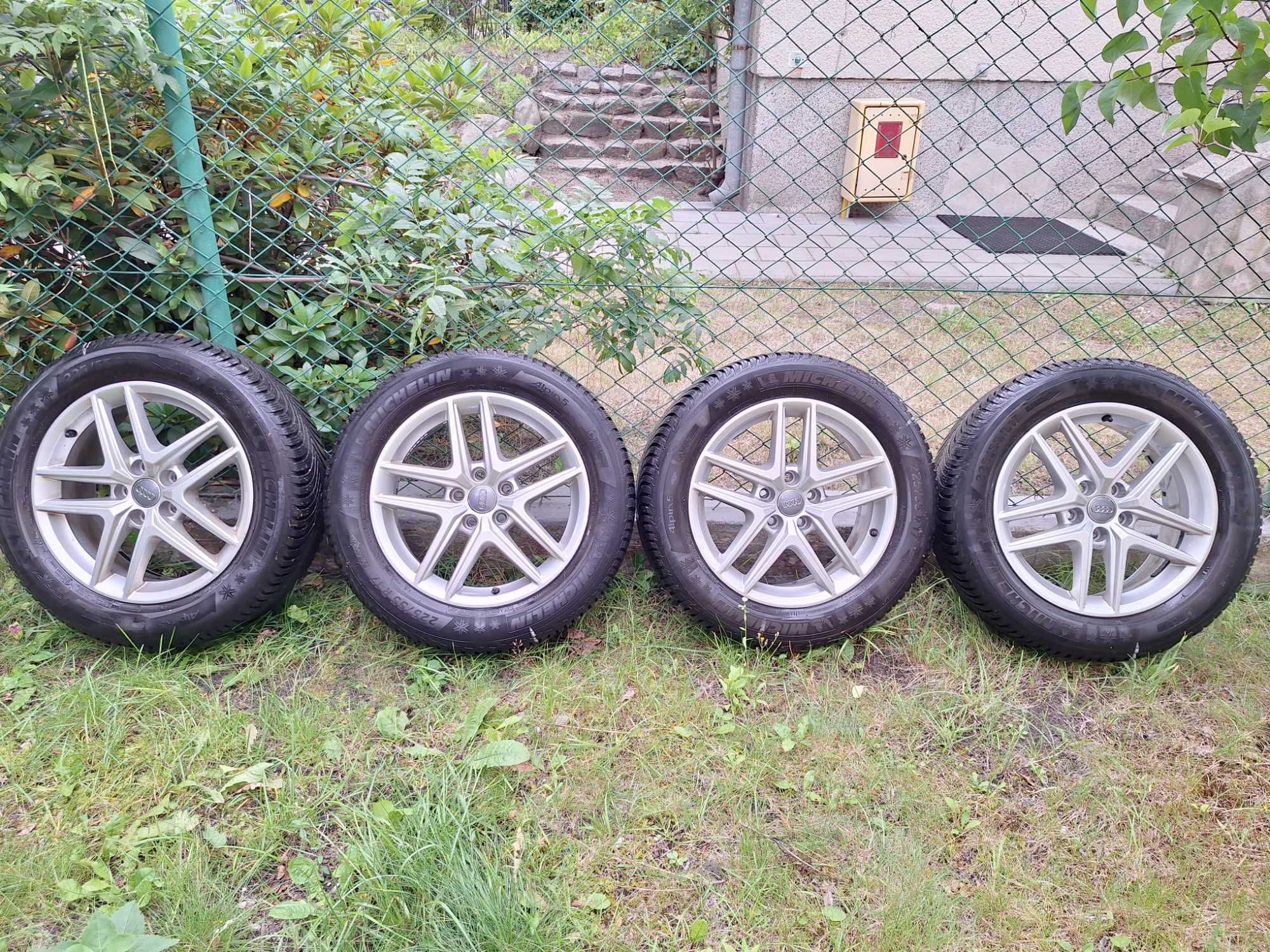 Felgi aluminiowe Audi  + opony zimowe komplet