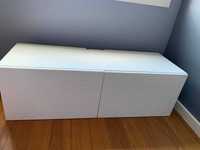 IKEA - Estante para TV branco 120x42x38 cm