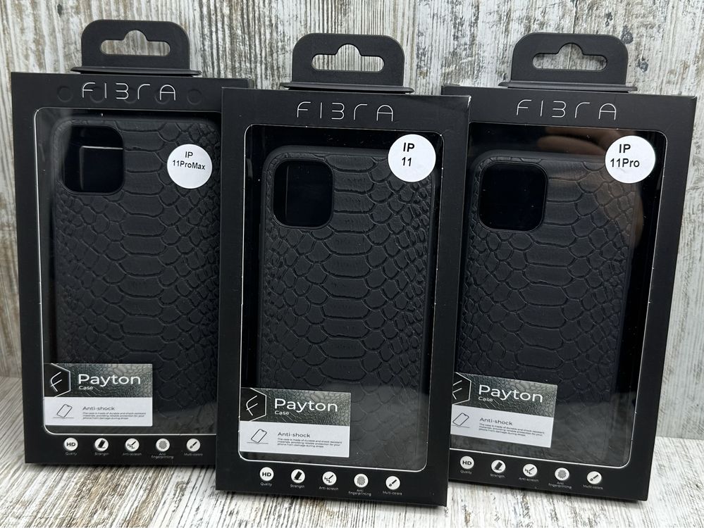 Чехол кожаный Fibra Pathon Case на iPhone 11/ 11 Pro/ 12 Pro Max Чохол