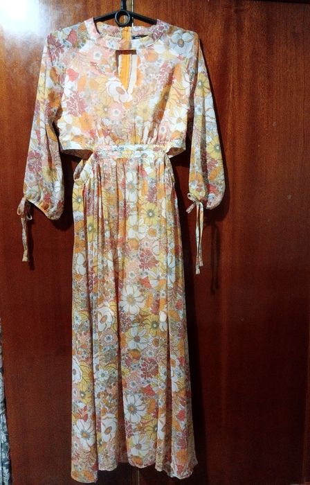 Воздушное платье в цветы