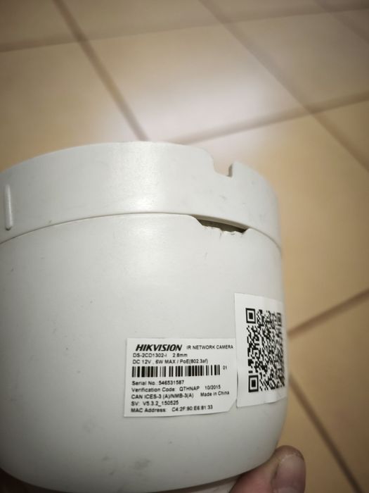 IP камера Hikvision DS-2CD1302-I (2.8 мм)