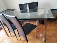 Mesa de 6 lugares 1,60 x 0,85 x 0,75
