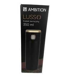 Kubek termiczny Ambition Lusso 350 ml Czarny Stal Nierdzewna