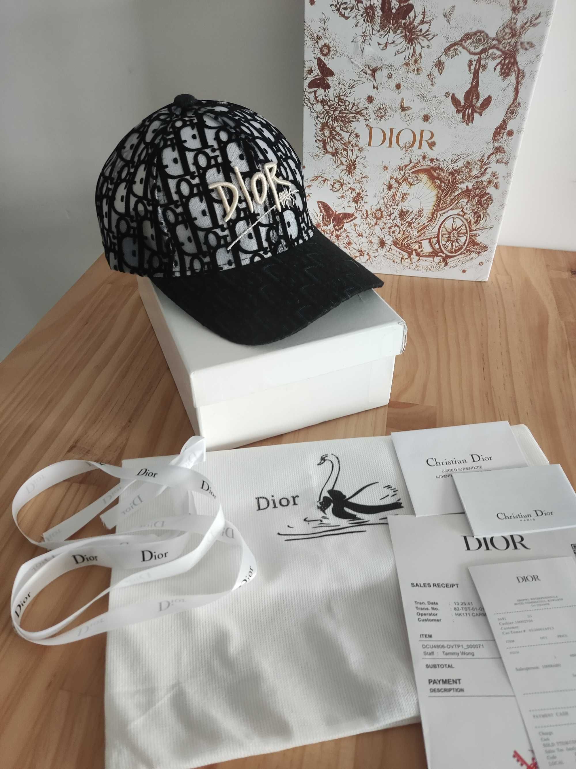 Dior Męska damska czapka z daszkiem bejsbolówka, Francja