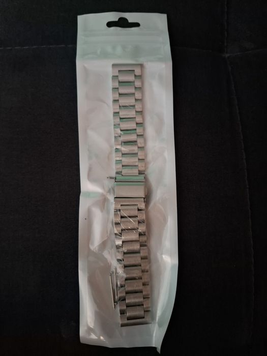 Pasek ze stali nierdzewnej plus etui ochronne samsung galaxy watch 6