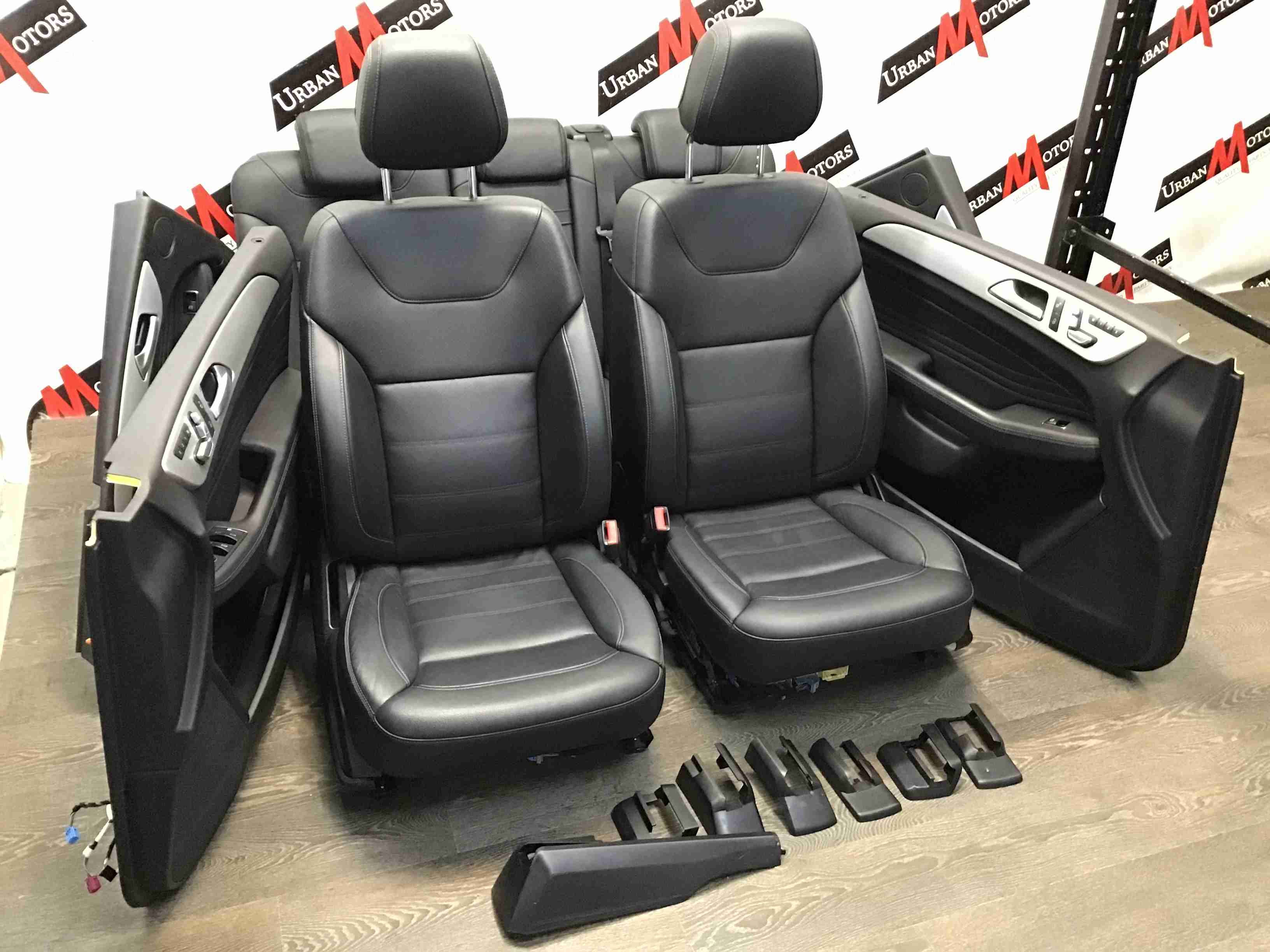 Салон (комплект сидений) Mercedes W166 подогрев электрорегулировка