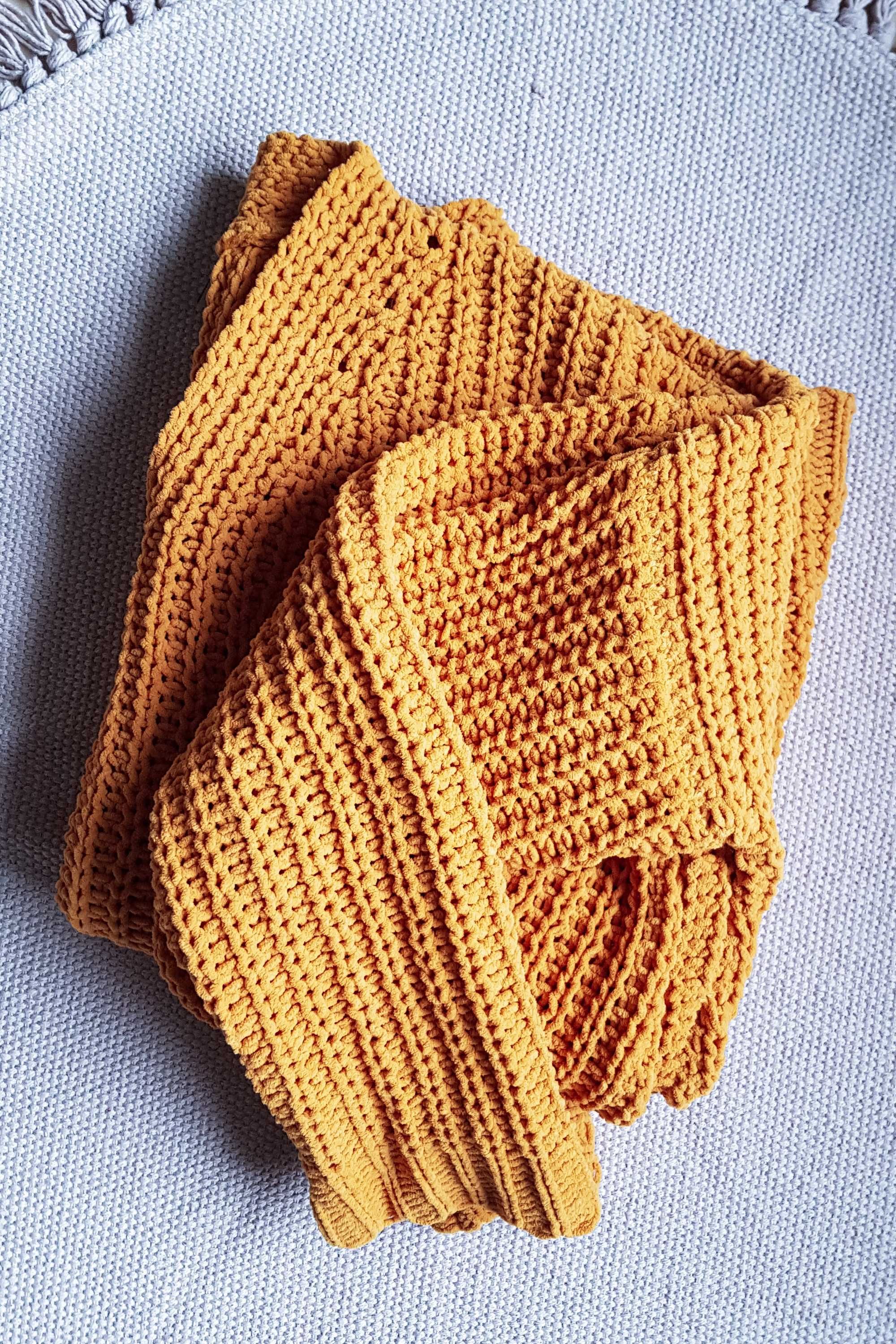 Sweter sweterek oversize Diverse r. S żółty musztardowy