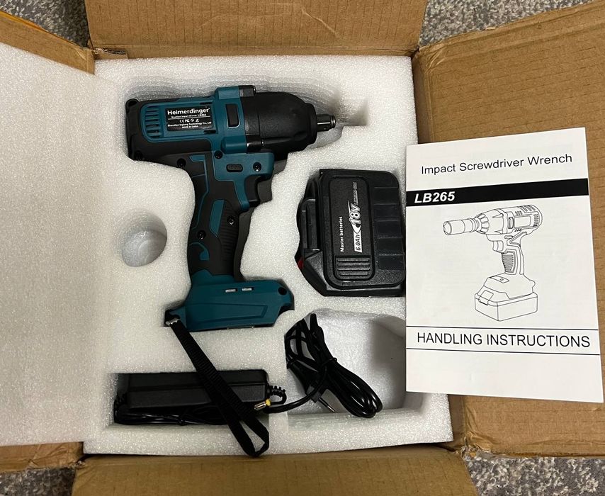 Ударний гайковерт Heimerdinger LB265 800Nm 6Абат ціна за повний компле