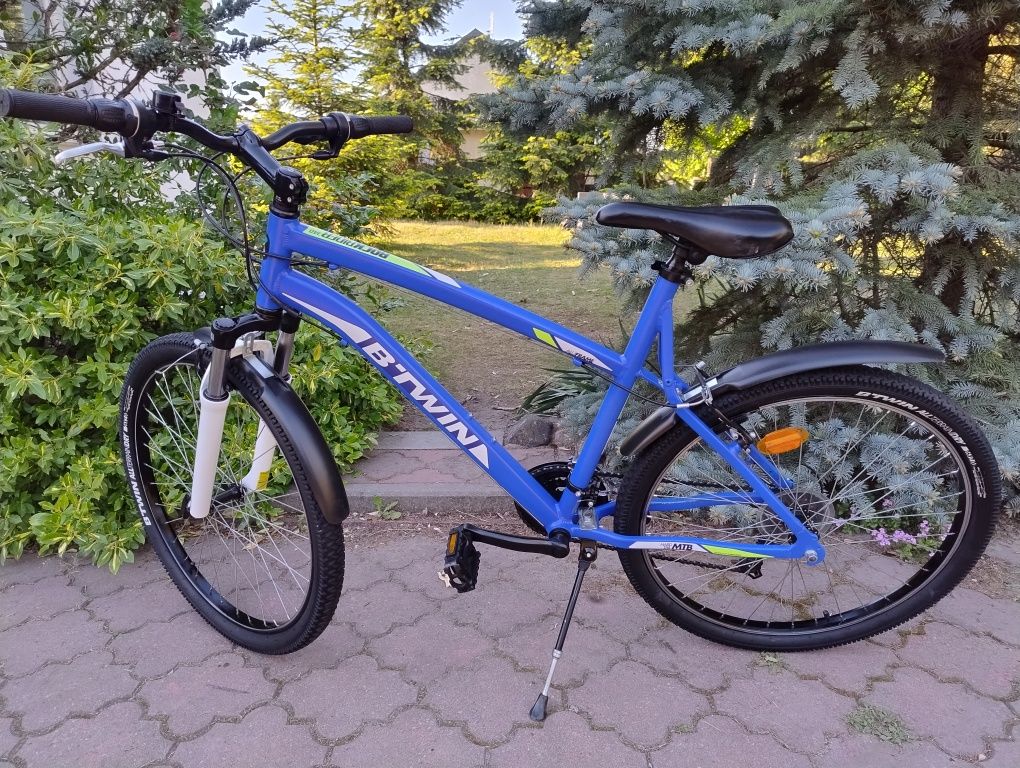 Alu 26' L Btwin MTB górski z amortyzatorem aluminiowy rower rama L