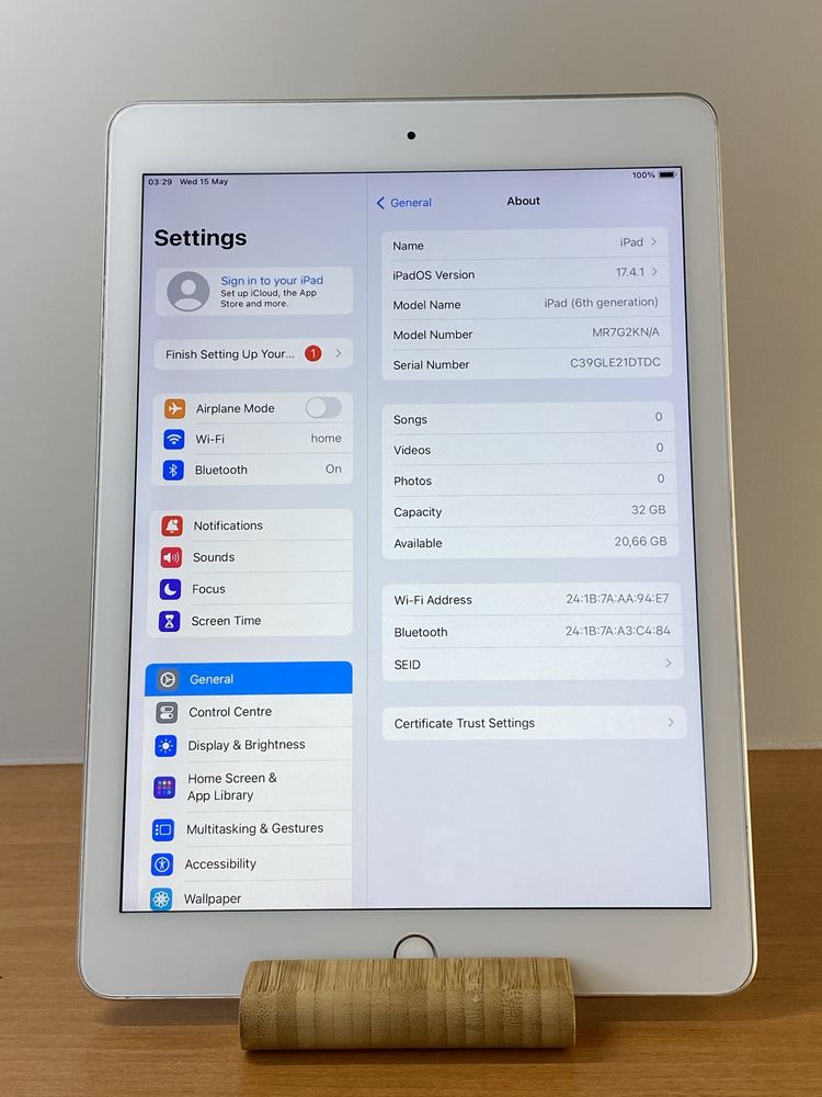 Apple iPad 6 9.7 32gb 2018 Silver Wi-fi