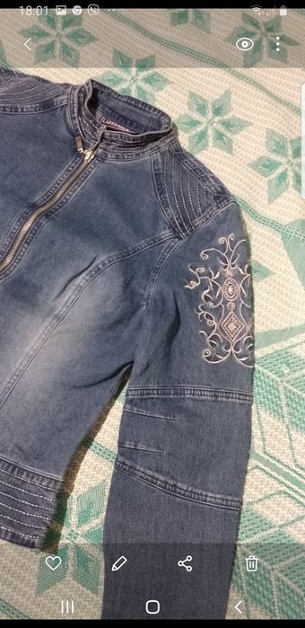 Пиджачок джинсовый 42 р.