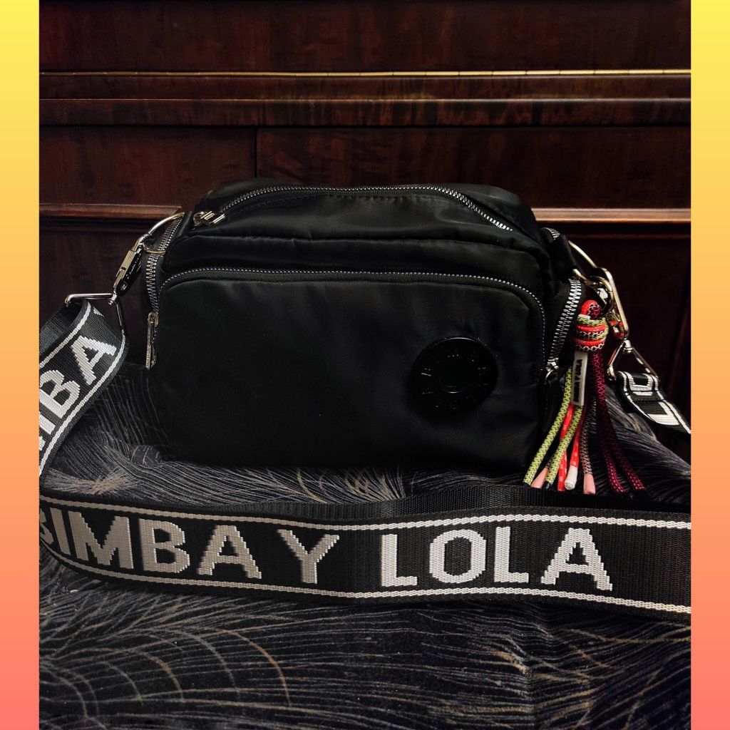 Акция сумка с брелком Bimba y lola нейлон с логотипом бренд