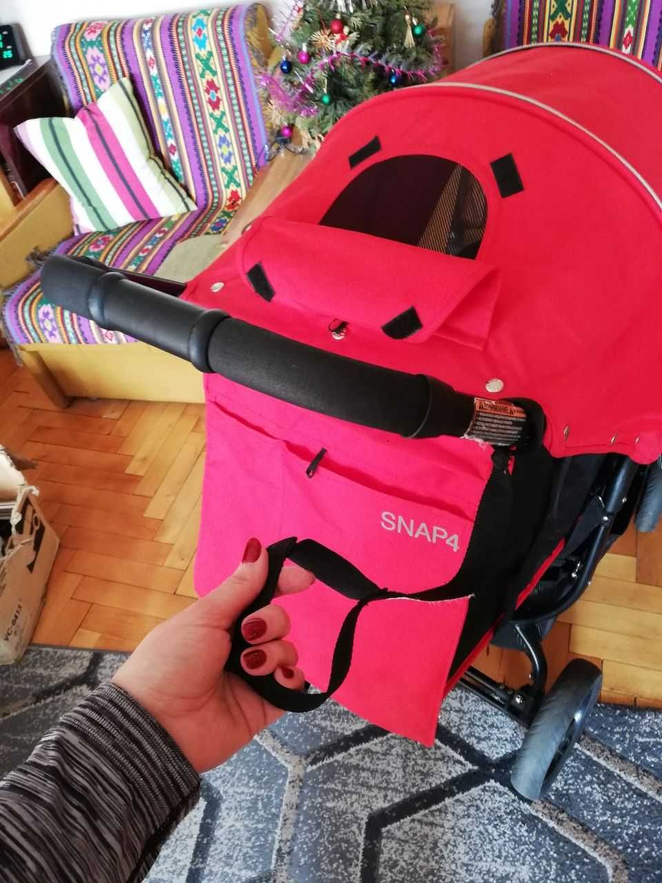 Прогулянковий візок (коляска) Valco baby Snap 4, колір Fire red
