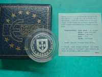 1018 - Comem: 25$00 Proof 1986 prata C.E.E. rara, por 70,00