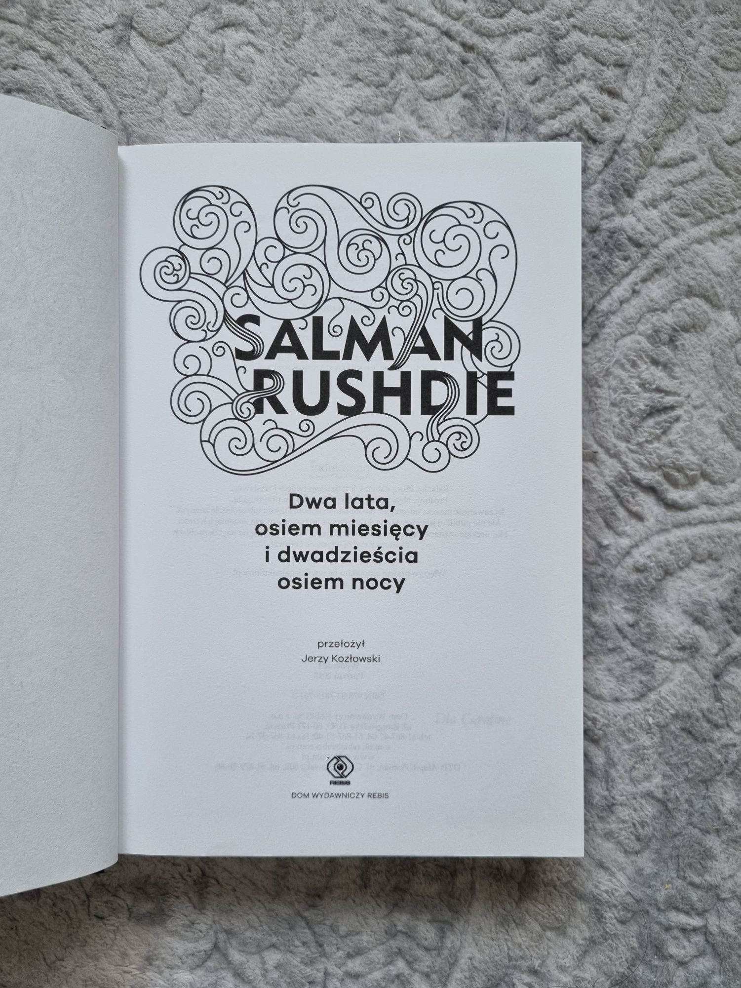 Dwa lata, osiem miesięcy i dwadzieścia osiem nocy. Salman Rushdie