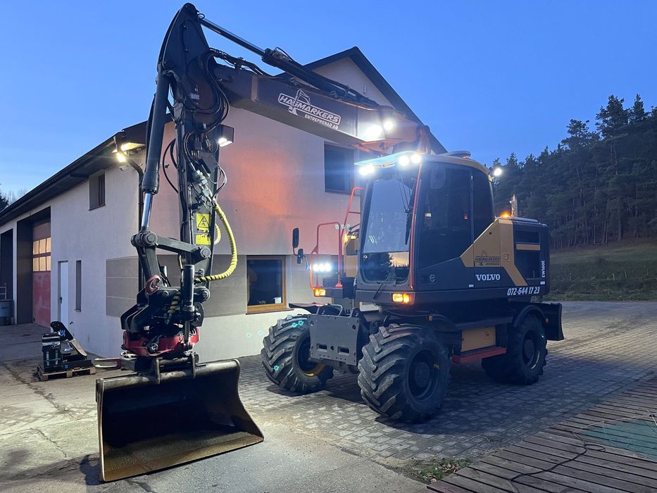 Volvo EW160E  System 3D Leica * Rototilt + szczypce * Centralne smarowanie * Webasto