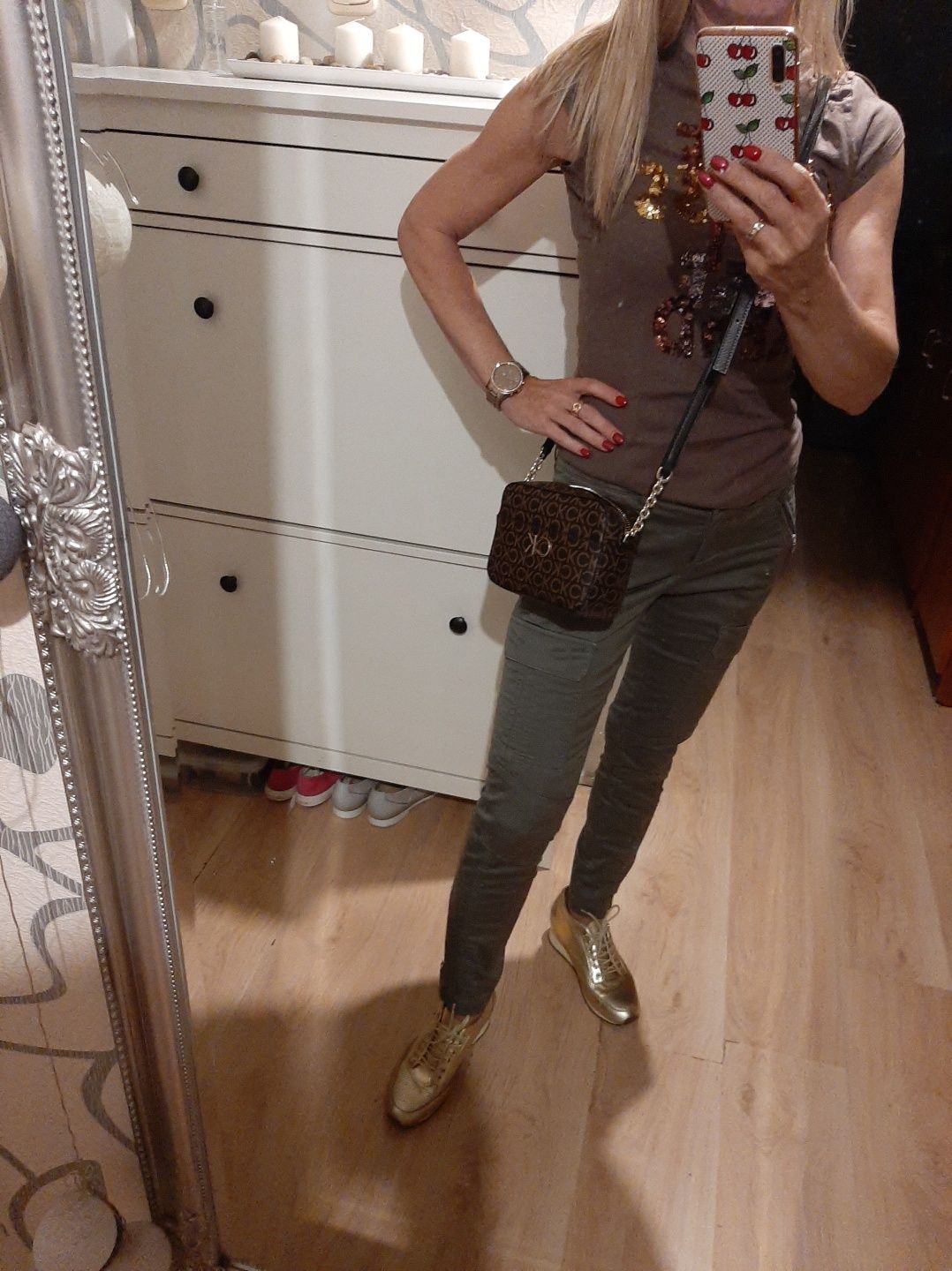 Trussardi bojówki xs
