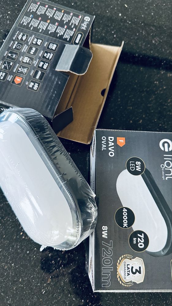 Davo Owal 8W 4000K IP 64 eko light- Oprawa kanałowa