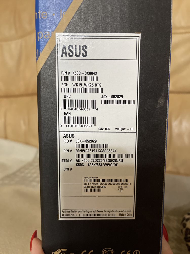 Ноутбук Asus K50C