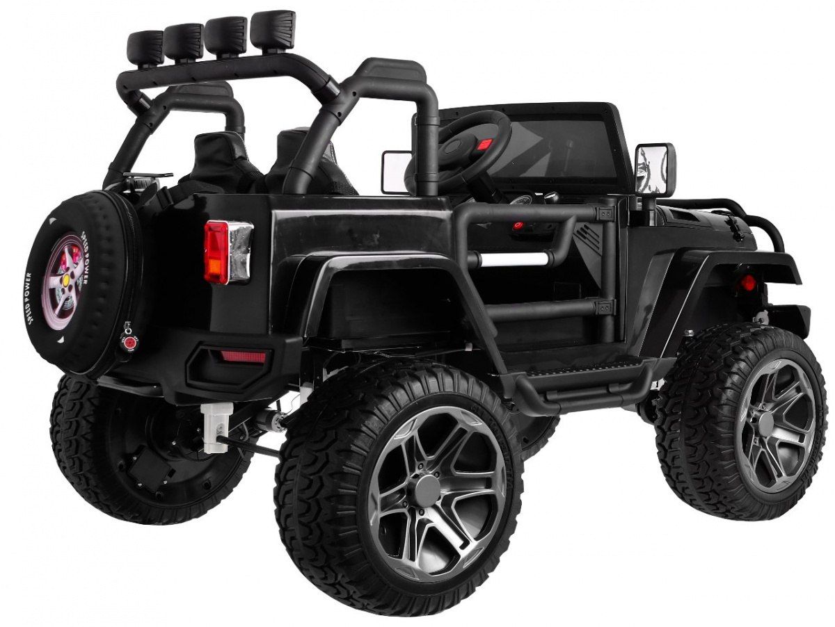 Pojazd Monster Jeep 4x4 Czarny