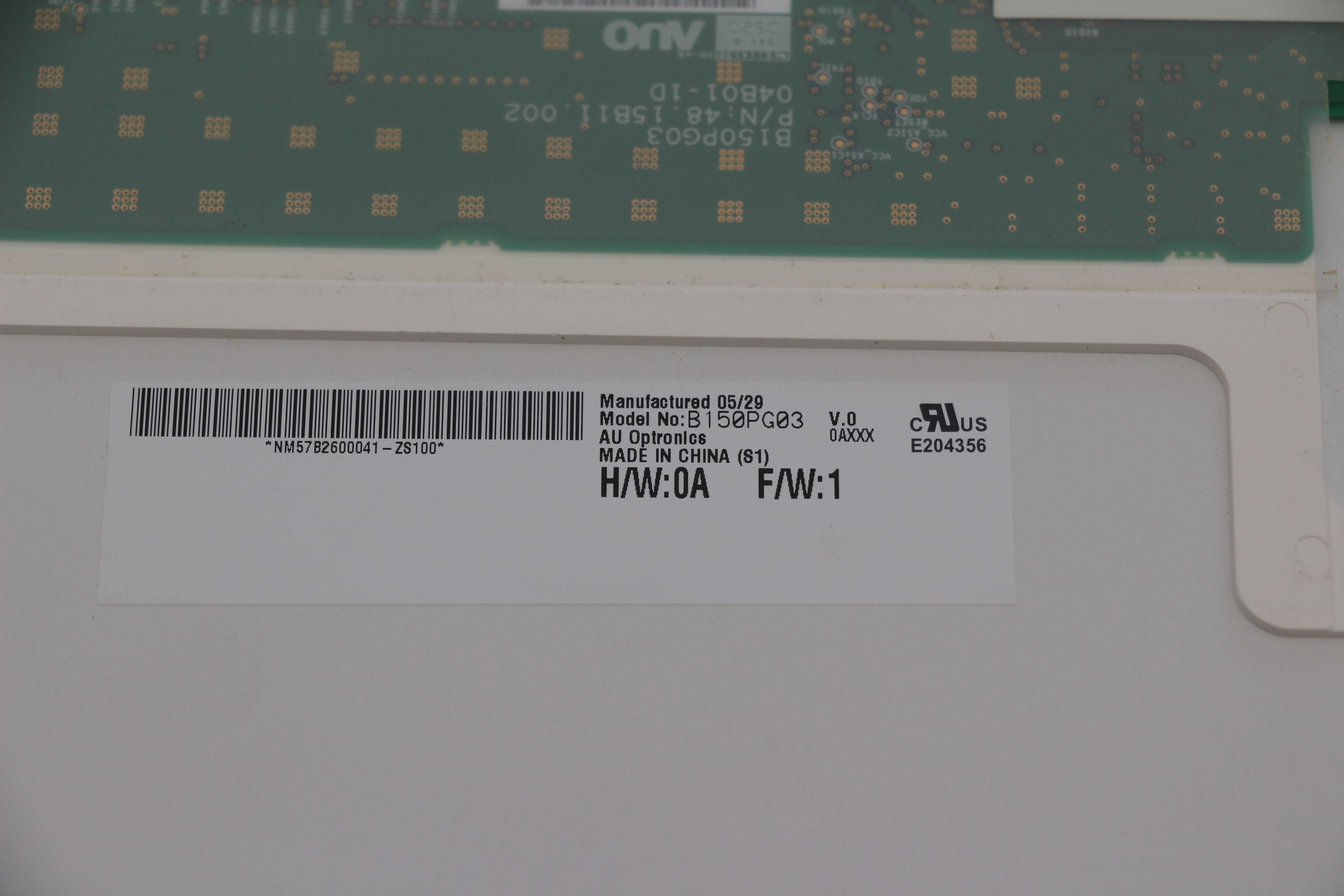 Ecran LCD LED TFT monitor 15" B150PG03 - Impecável - ENTREGA IMEDIATA