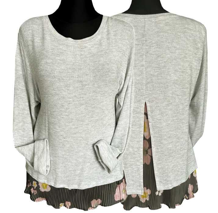 Sweter tunika długi rękaw r. 50/52