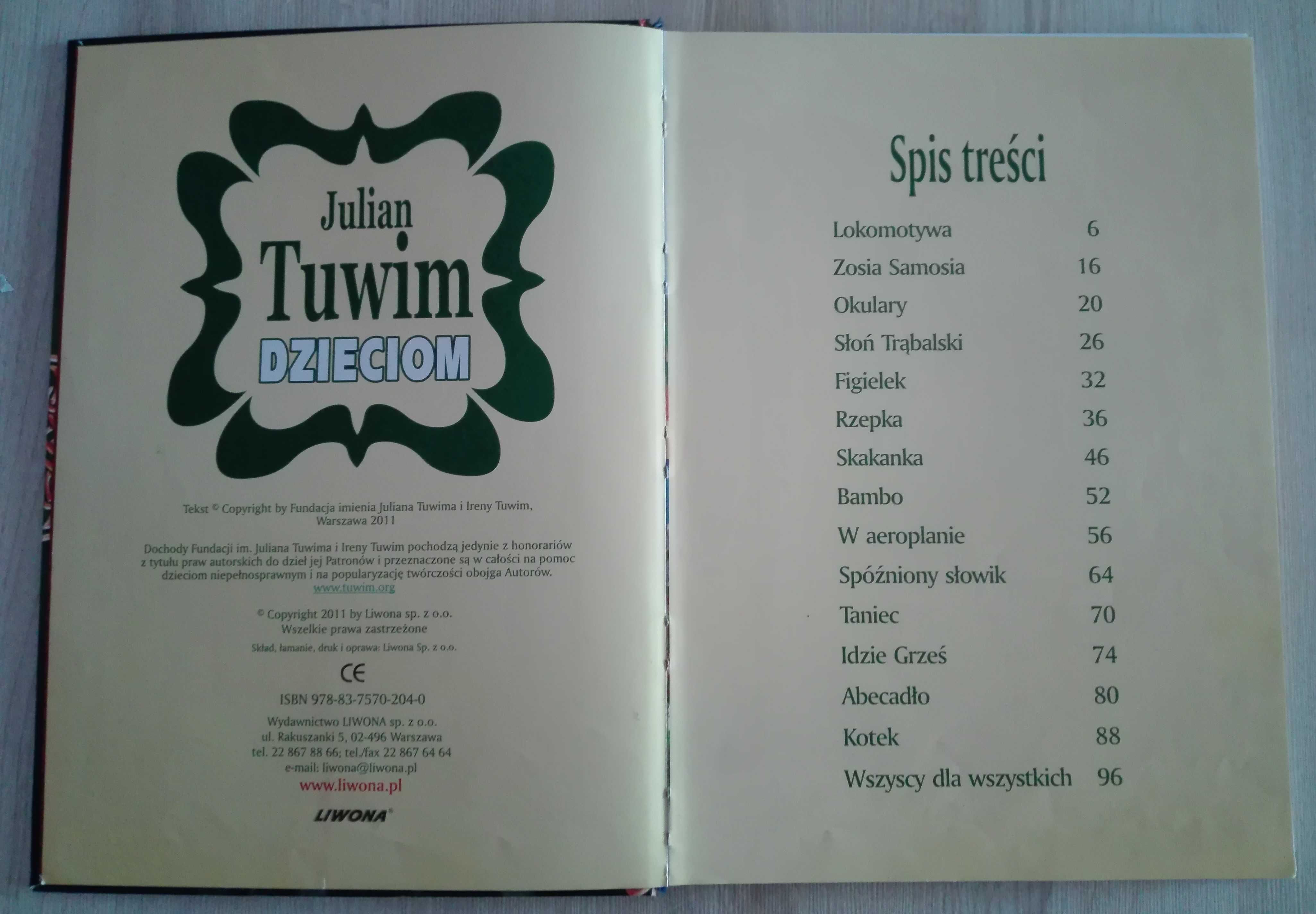 Książka Julian Tuwim dzieciom