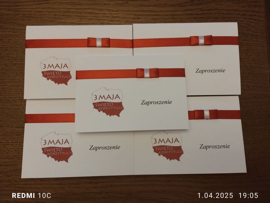 Zaproszenie konstytucja 3 maja zaproszenia z okazji obchodów majowychi