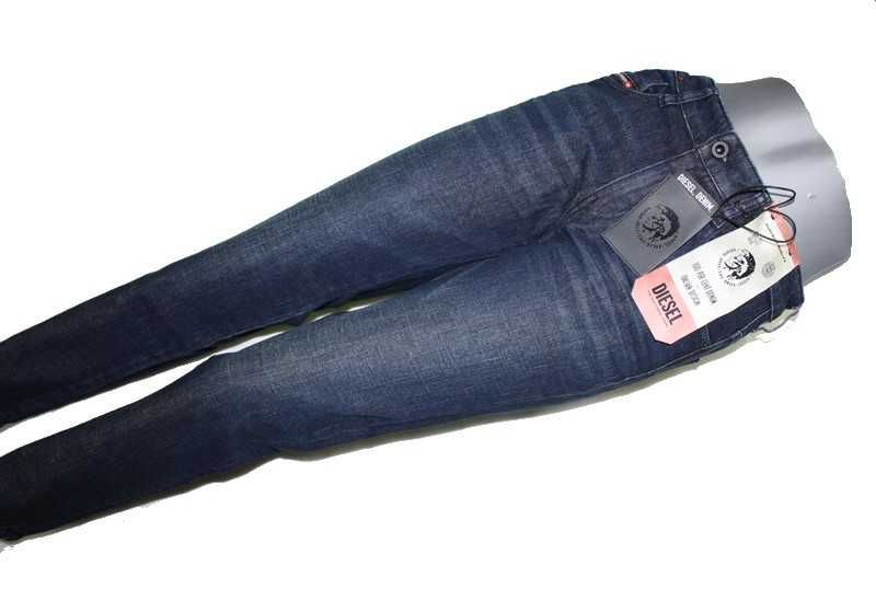 Damskie jeansy Diesel D-Rifty Slim niski stan granat nowe oryg.W31/L32