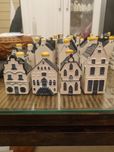 Domki kolekcjonerskie Bols/KLM porcelana Delfs
