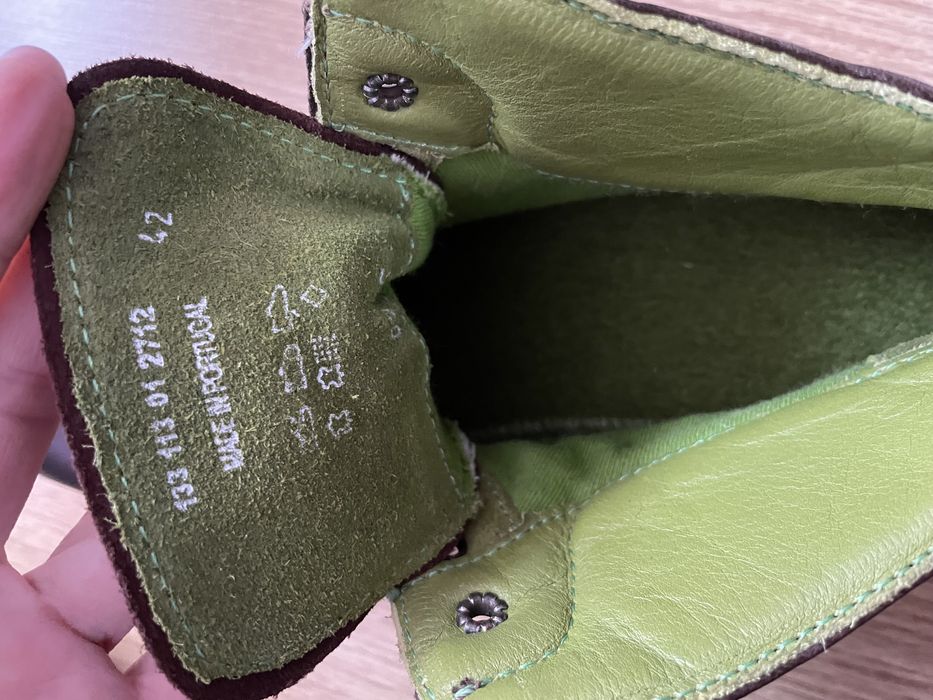 Черевики із натуральноі шкіри Італія snipe 42 розмір 27,5 см устілка