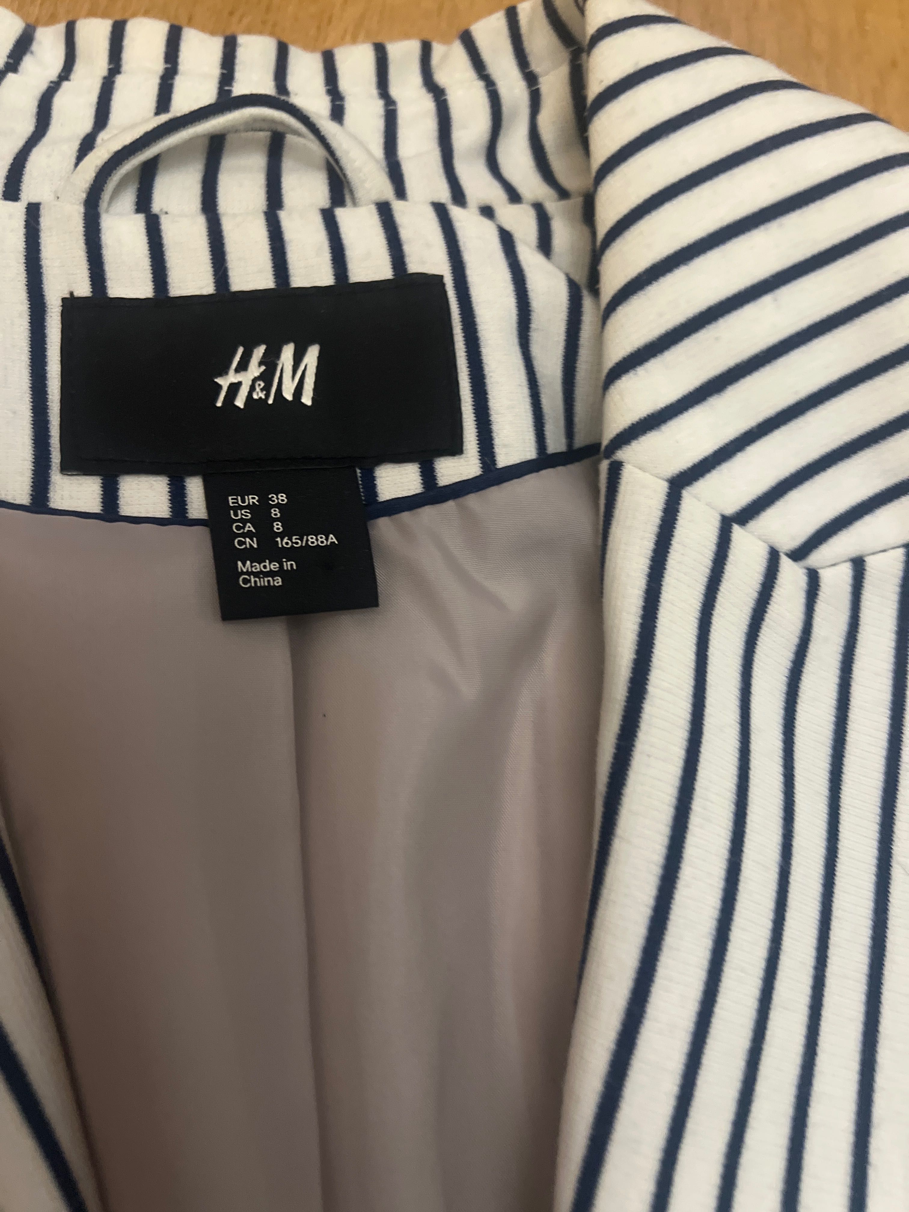Marynarka H&M rozm 38, w paski