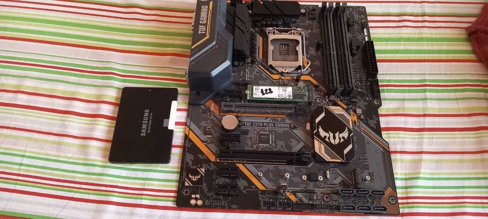 Комплект Asus TUF Z370 + SSD M.2 128Gb + SSD 250Gb