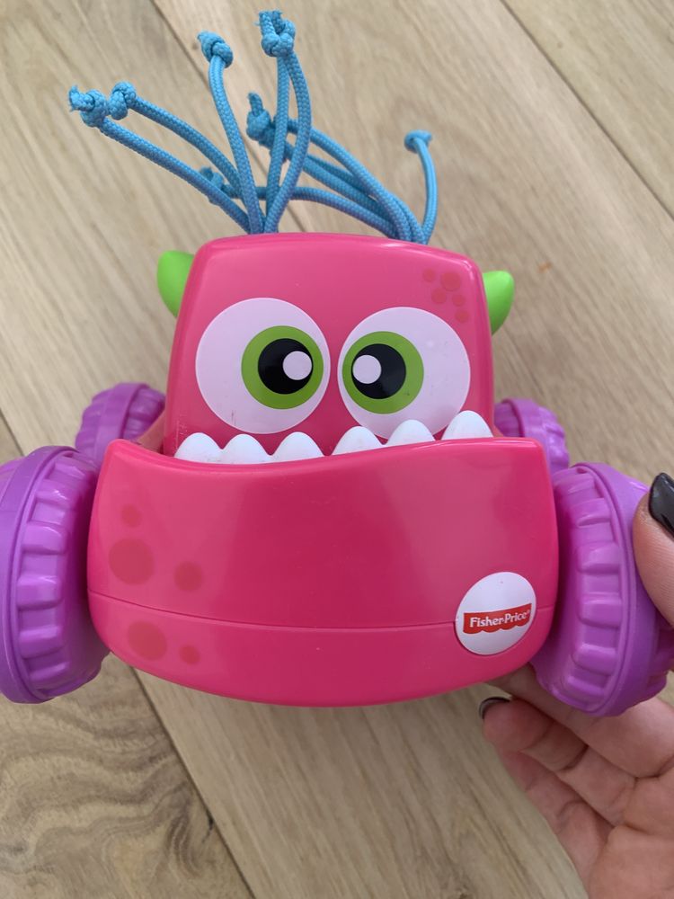 Fisher-Price Odjazdowy Stworek Naciśnij Jedź