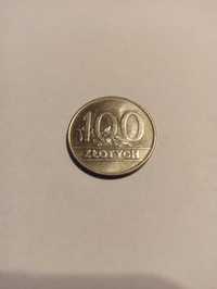 Moneta 100 zł z 1990r. RP