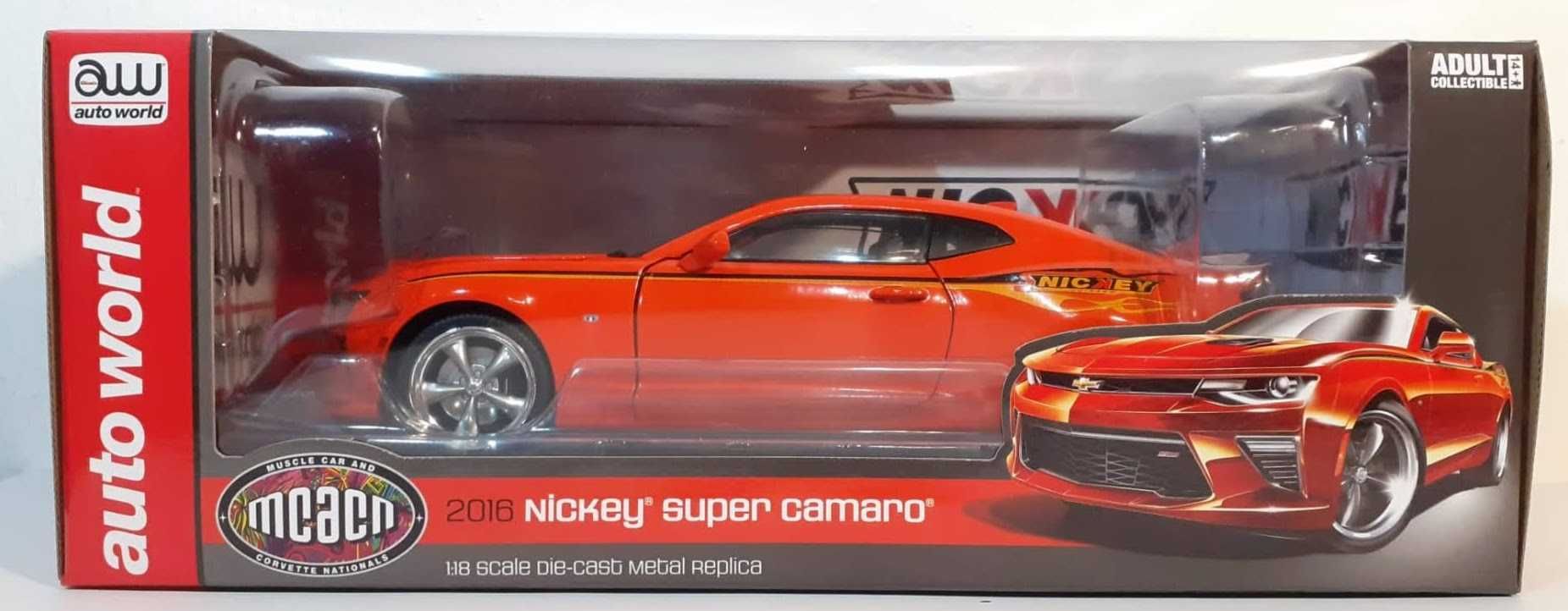 1/18  Chevrolet Camaro MCACN & NICKEY - AutoWorld