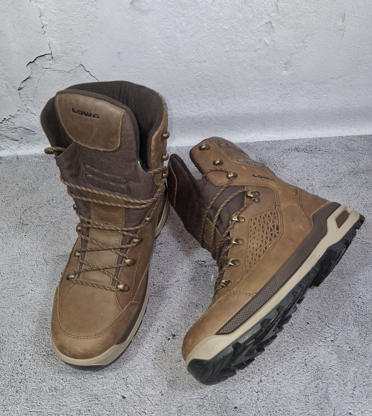 Ботинки Lowa Renegade Gore-Tex зимние кожаные берцы водонепроницаемые