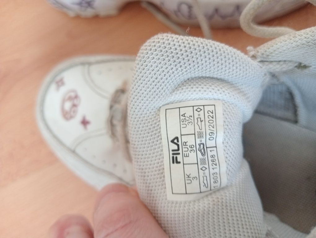 Buty FILA, r. 36, dł. 23 cm, adidasy