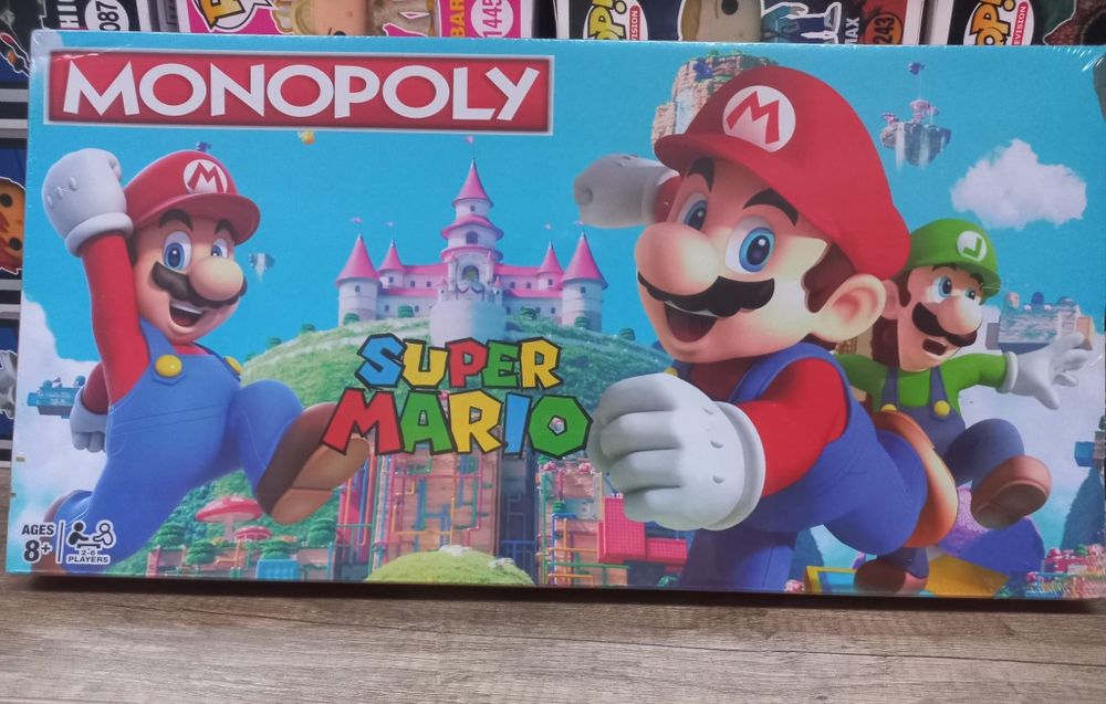 Monopoly super mario novo selado em caixa