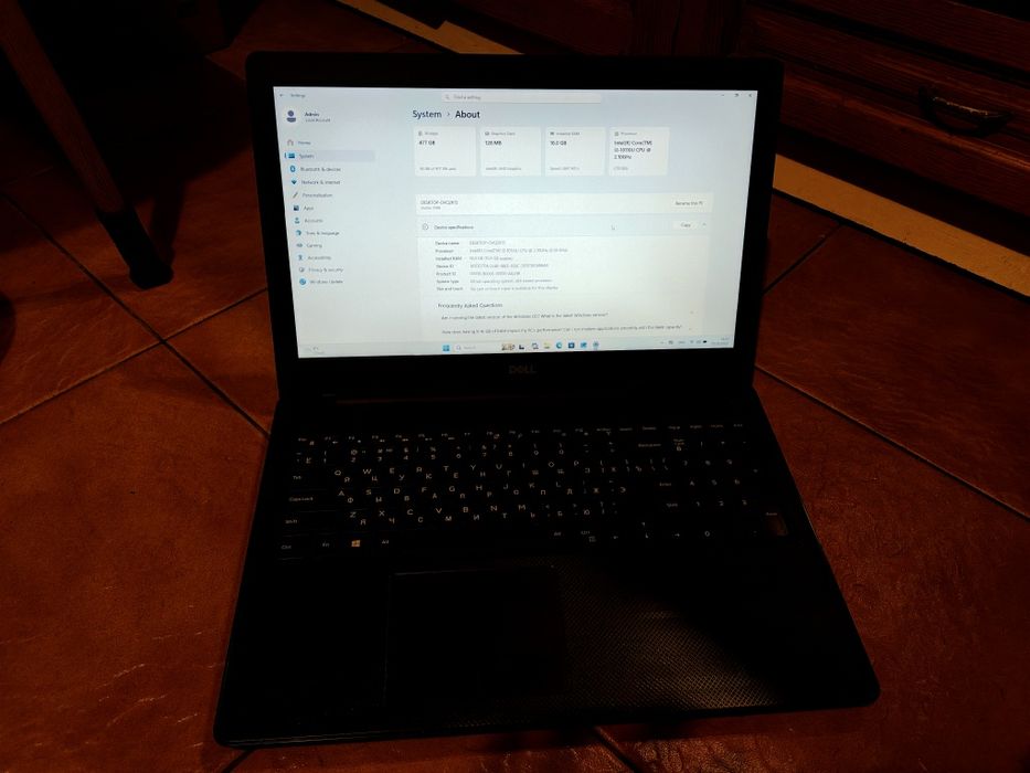 Dell Vostro 3590 — оновлений, SSD 512ГБ, 16ГБ RAM