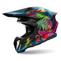 Kask motocyklowy off road quad ATV AIROH Twist 3 Amazonia Gloss