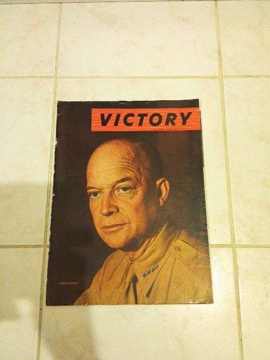 Victory 7 Revistas - 2ª guerra mundial , originais de 1944, PORTUGUÊS.