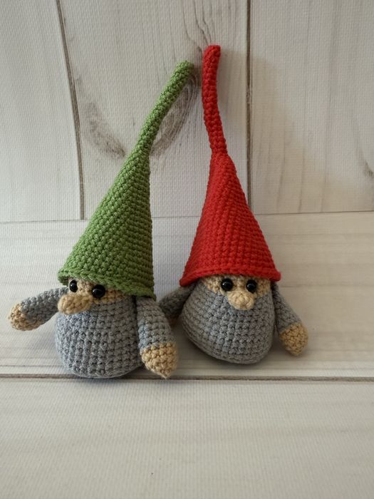 Krasnal na szydełku