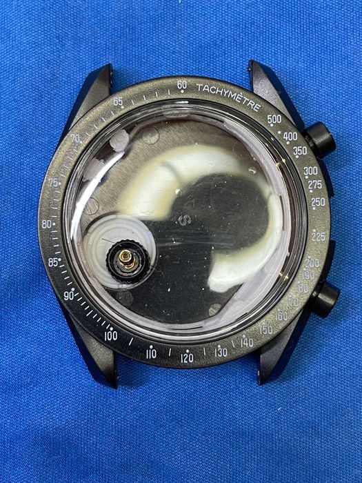 Caixa Plástica Relogio MoonSwatch Mission to Mercury