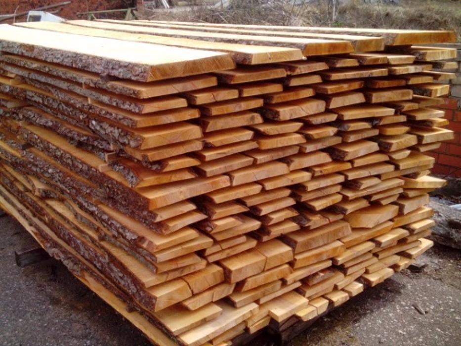 Дошка вільха (необрізна, суха, столярна, 32 мм та 52 мм)