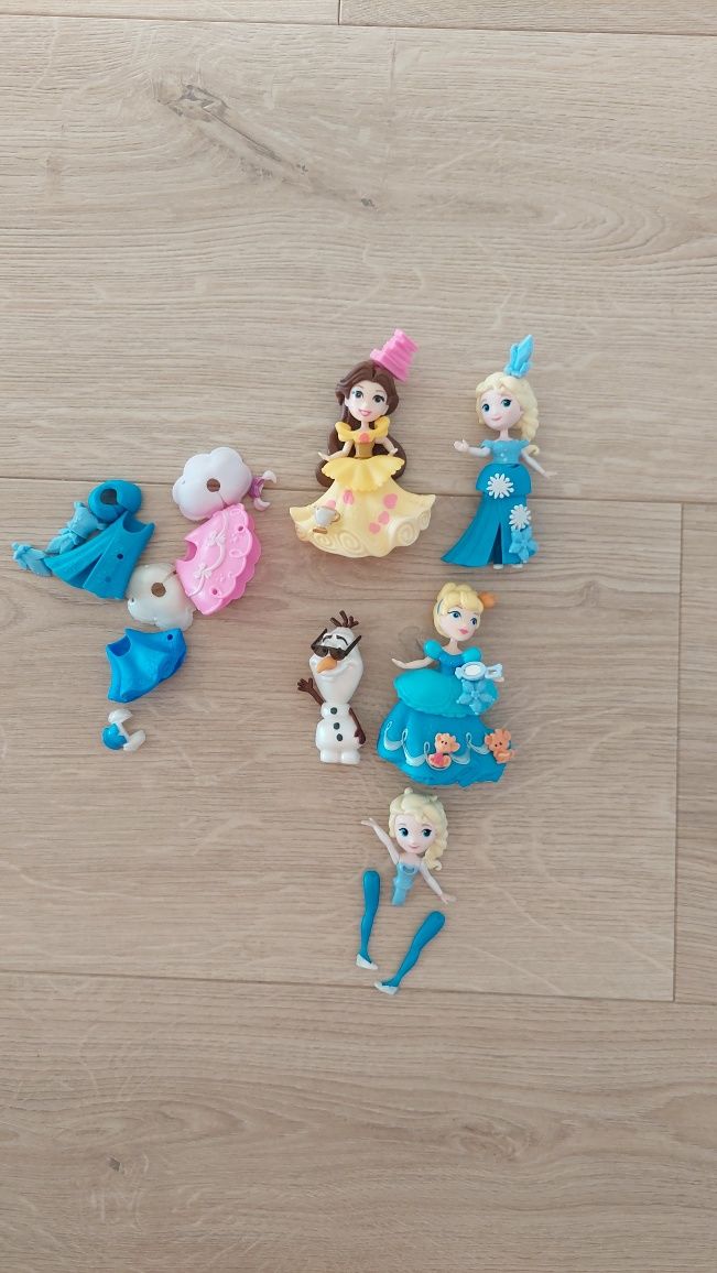 Laleczki mini disney księżniczki do przebierania Elza Elsa frozen Olaf