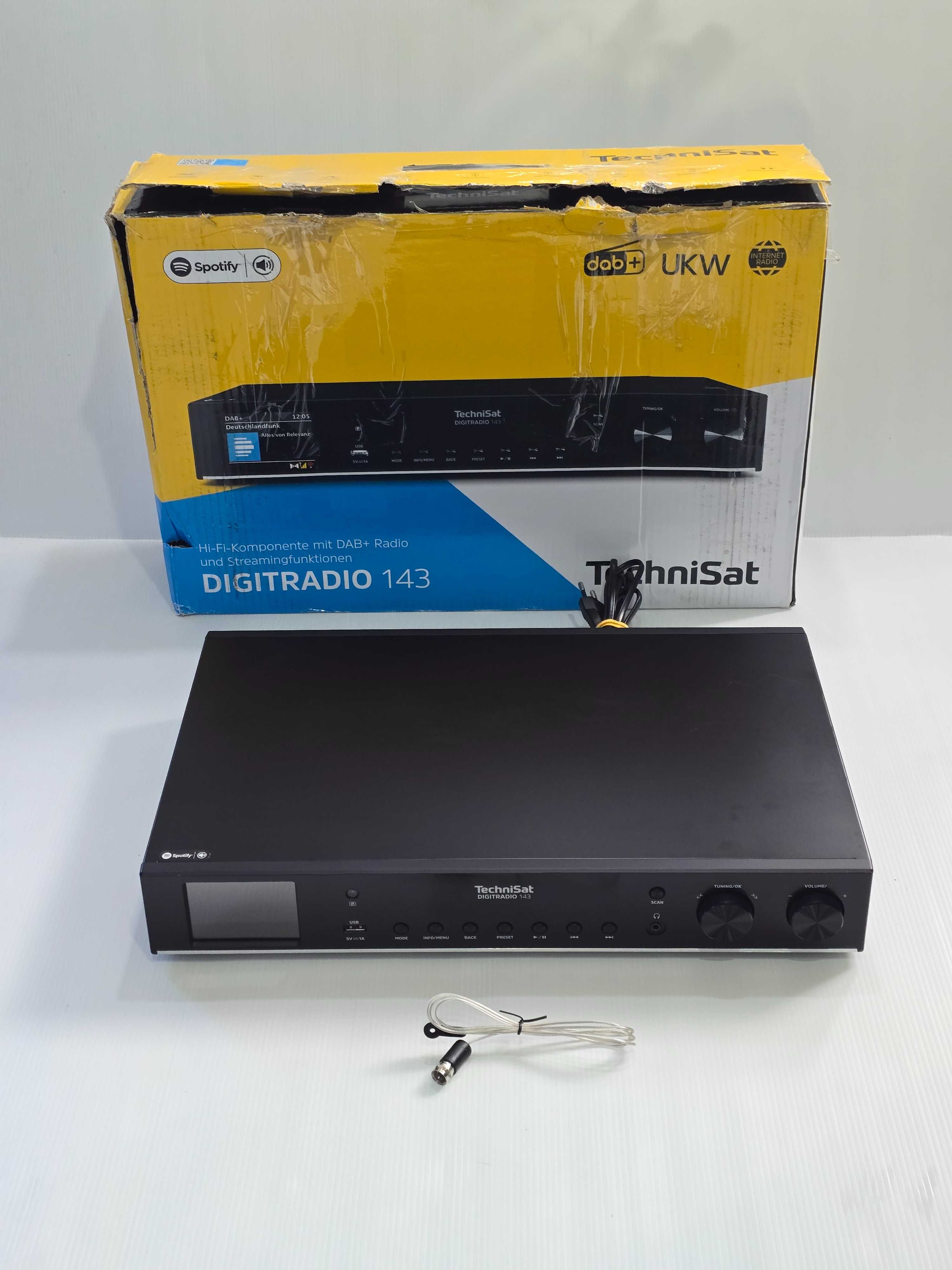 >Tuner Cyfrowy Radio Internetowe WiFi DAB FM Spotify USB BT Technisat