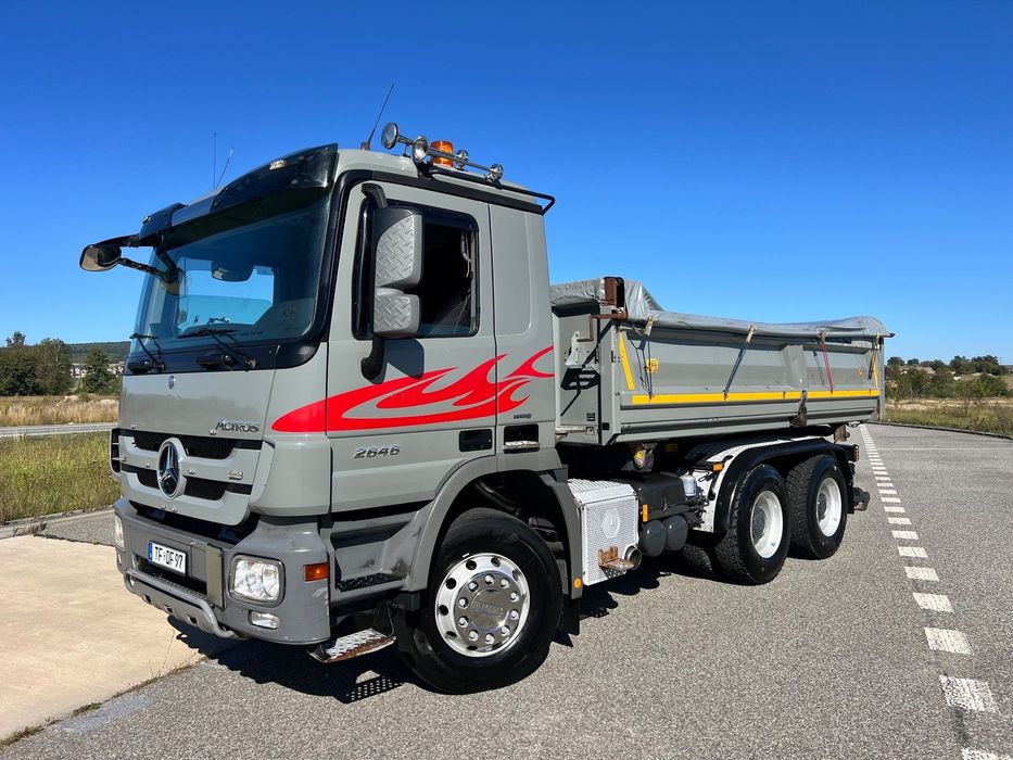 Mercedes-Benz ACTROS 2646  6X4* MILEER KIPER 3 strony*BORDMATIC* 460 koni Automat*Nowe wszystkie opony!  Stan perfekcyjny zapraszam