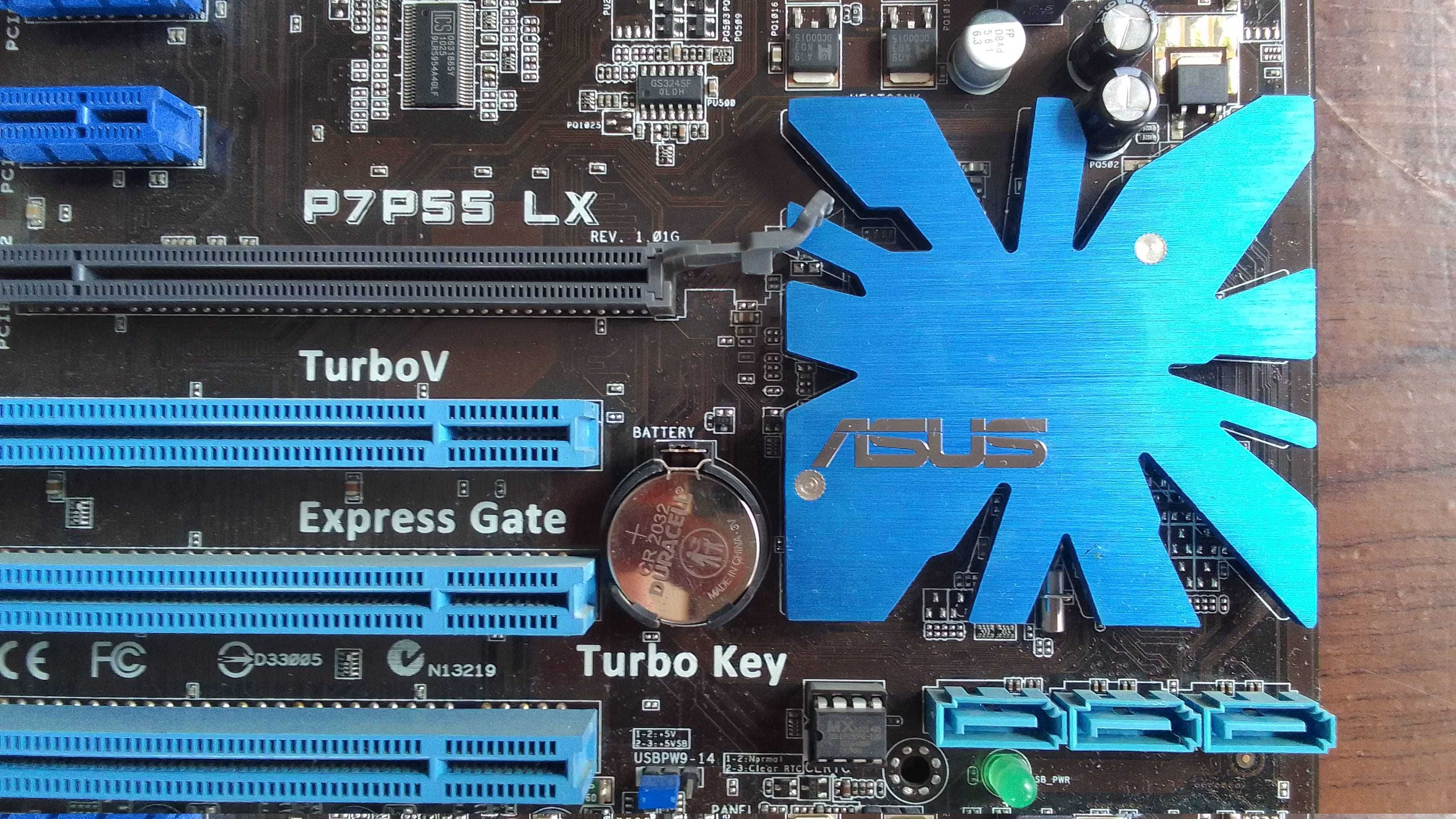 Płyta Główna LGA 1156 ASUS P7P55 LX+Xeon X3430+4GB DDR3+chłodzenie BOX